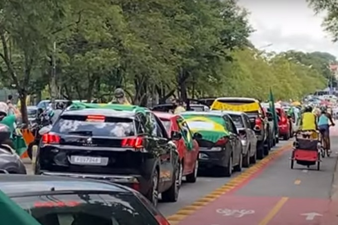 Manifestação de domingo