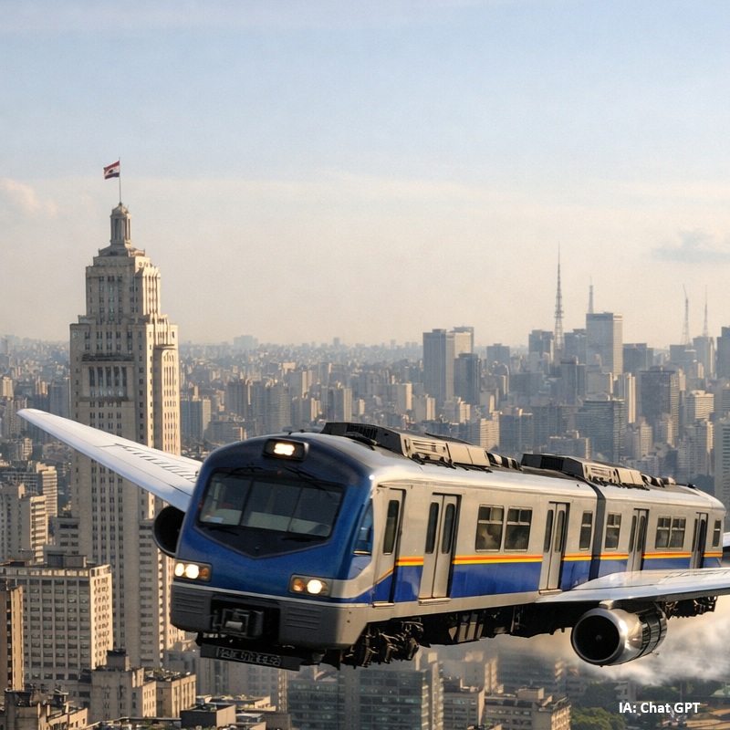 Trem voando, leis urbanas