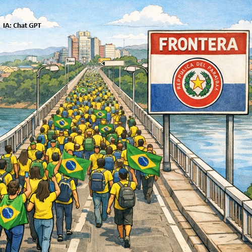 Bolsoriguaios na fronteira