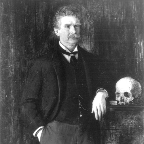 Ambrose Bierce em retrato de John Herbert Evelyn Partington